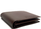 HAARLEM Men LADER 27891 Leather Wallet Brown